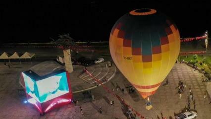 Continúa el Festival de la Ruta Cultural de Éfeso: globos traídos de Nevşehir