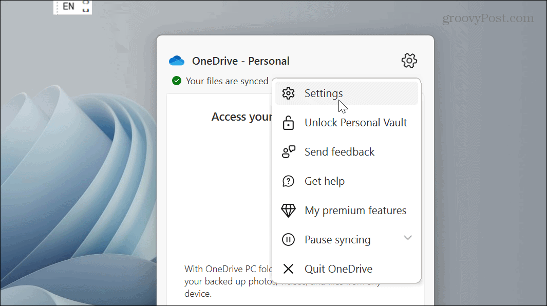 Deshabilitar OneDrive en Windows 11