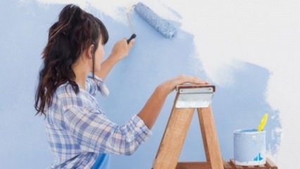¿Cuántos litros de pintura se usan al pintar? 