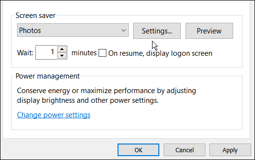 haga clic en configuración establecer una foto como protector de pantalla en Windows 11