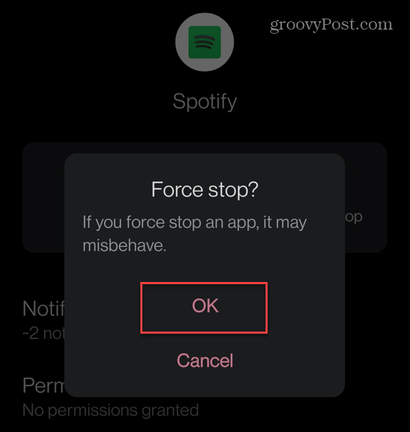Obtener Spotify en una pantalla de bloqueo de Android