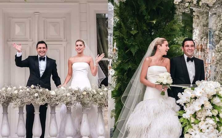 Fotos de la boda de la pareja Hacı y Nazlı Sabancı
