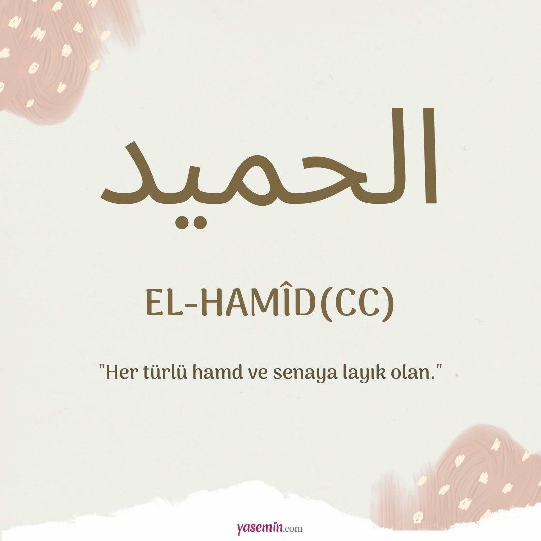 ¿Qué significa al-Hamid (cc)?