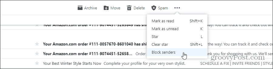 bloquear remitentes en el correo de yahoo