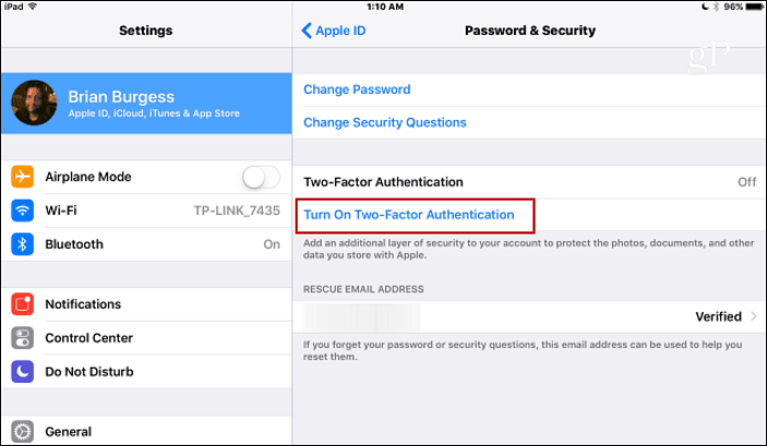 Cómo habilitar la autenticación de dos factores para su ID de Apple