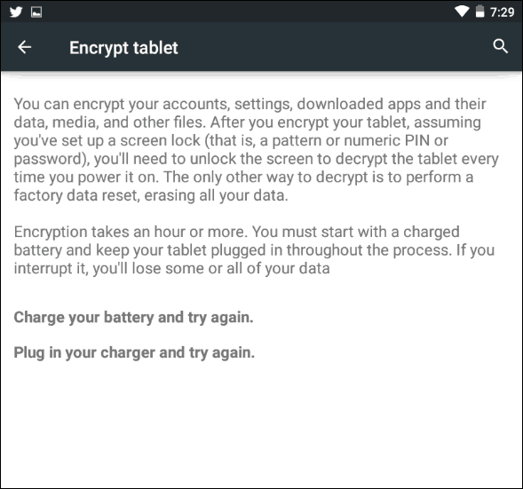 Cómo cifrar su tableta o teléfono inteligente Android 5.0