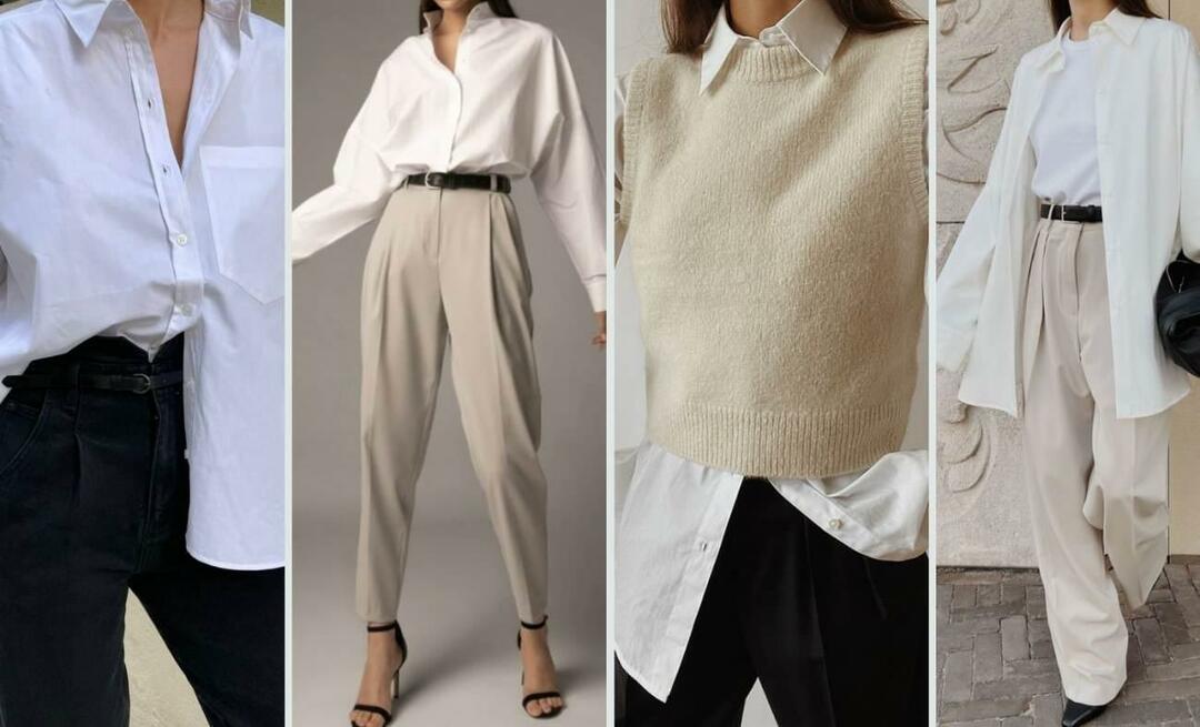 ¡5 estilos diferentes de combinaciones de camisa blanca especiales para la temporada de otoño!