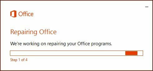 Office 365 reparación 6