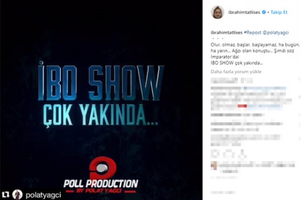 İbrahim Tatlıses vuelve a las pantallas con "İbo Show"!