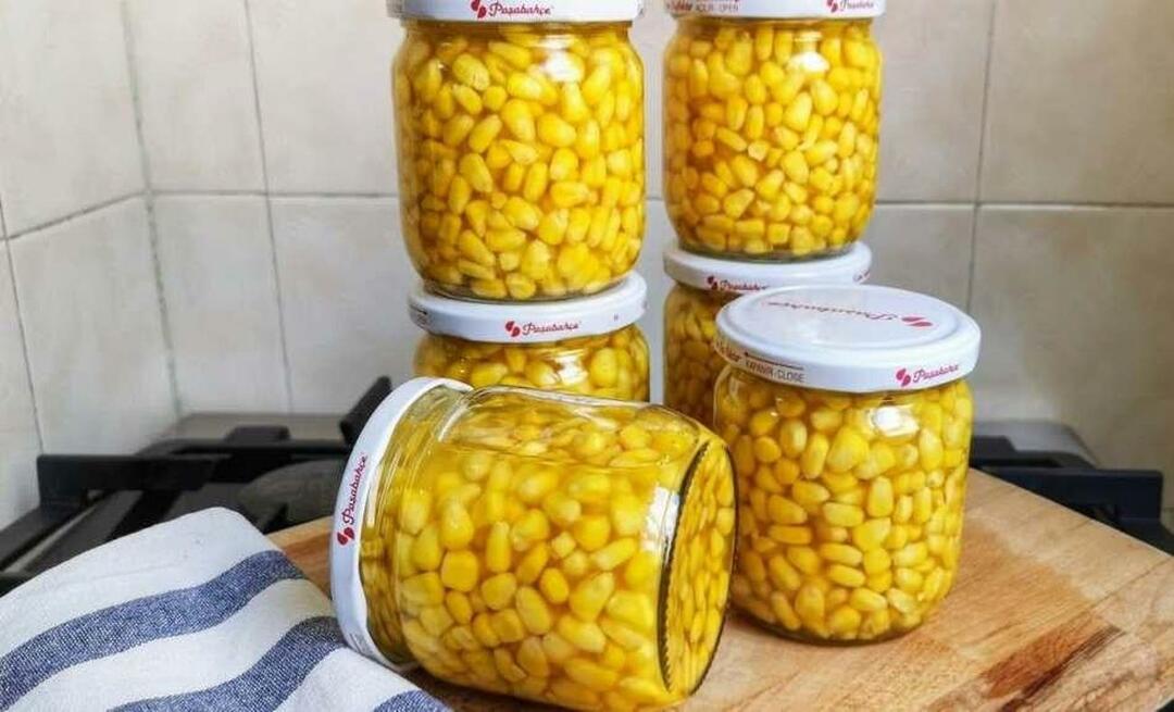 ¡La receta de maíz enlatado más fácil! ¿Cómo hacer maíz cocido enlatado en casa?