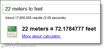 calculadora convierte metros a pies