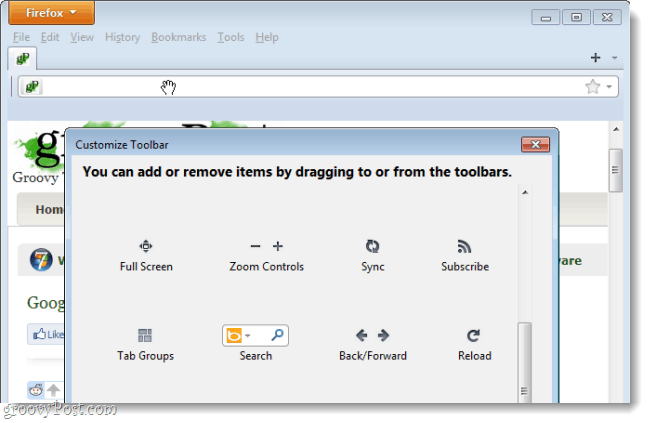 Cómo personalizar la barra de herramientas y la interfaz de Firefox 4