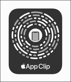 logotipo de clip de aplicación