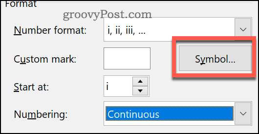 Establecer un símbolo personalizado para notas al pie y notas al final en Word