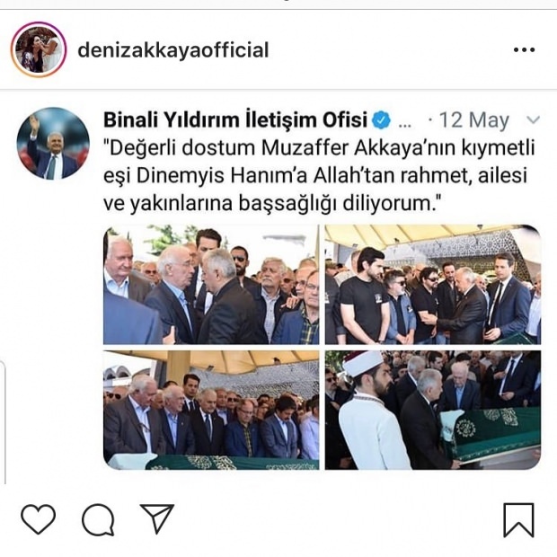 ¡Compartiendo Binali Yıldırım de Deniz Akkaya!