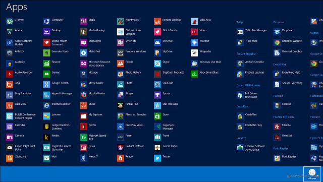 Cómo ver y administrar todos los programas y aplicaciones de Windows 8