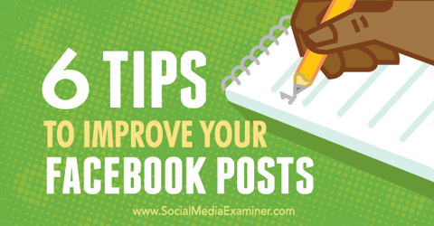 consejos para mejorar las publicaciones de facebook