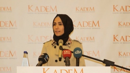 Sümeyye Erdoğan Bayraktar asiste a la inauguración de KADEM
