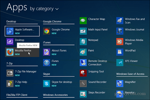 Todas las aplicaciones Windows 8.1