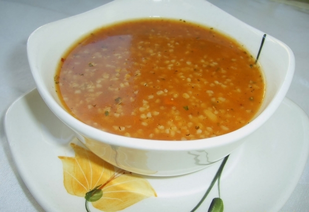 Deliciosa receta de sopa de bulgur de maíz