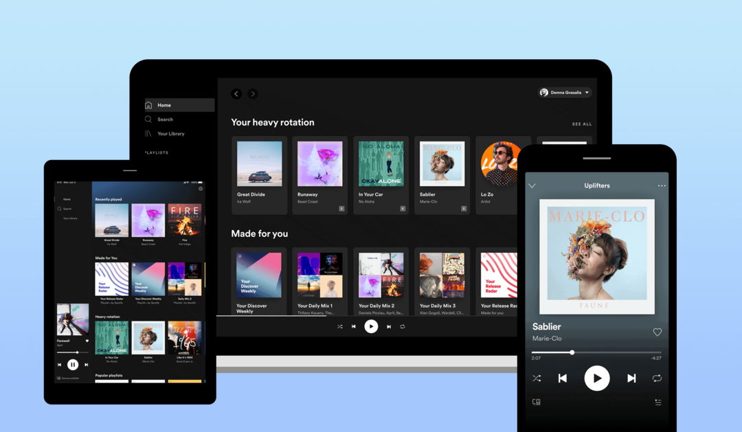 Kit premium de Spotify