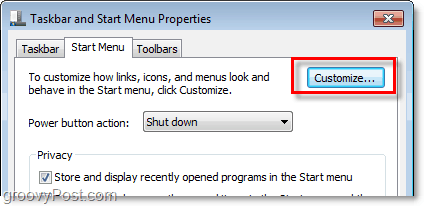personalizar el menú de inicio de windows 7