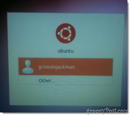 elige el nuevo usuario de ubuntu