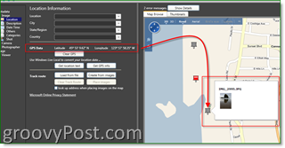 Microsoft Pro Photo Tools GPS agrega metadatos para GEO:: groovyPost.com