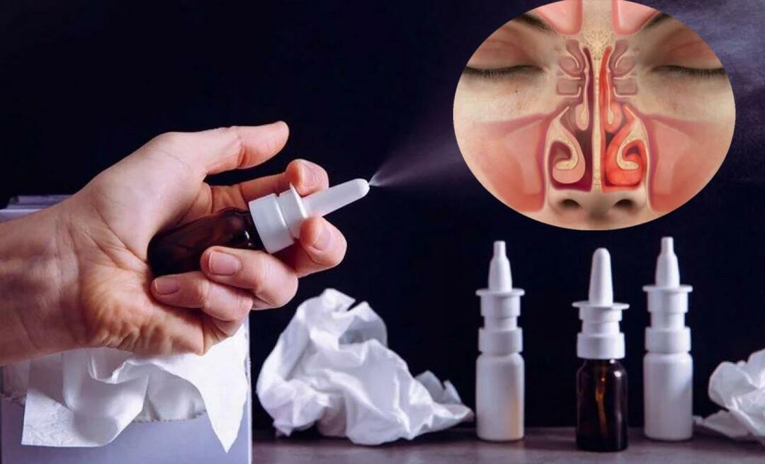 ¿Cómo deshacerse de la adicción al aerosol nasal? ¡Atención, los que usan demasiado el spray nasal!