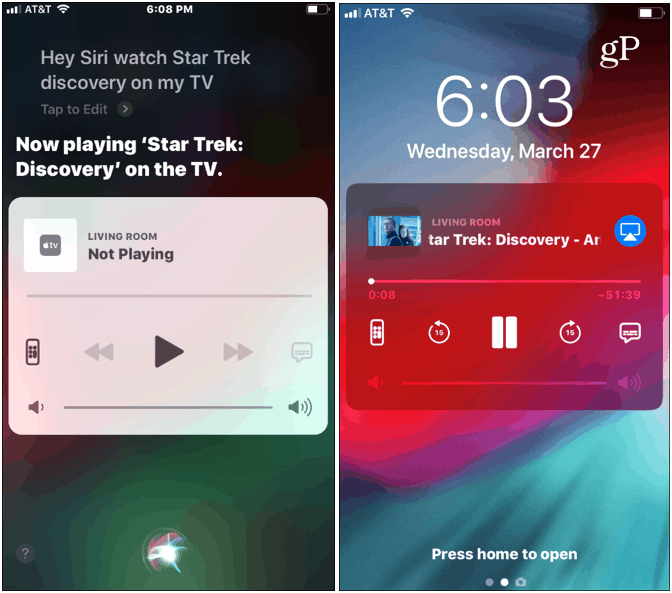 Usa Siri con Apple TV desde iPhone