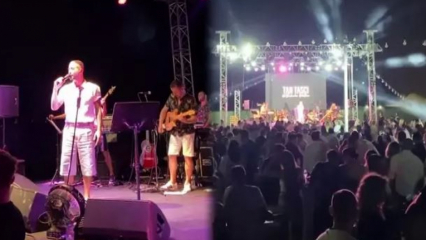¡Las reglas de la distancia social se rompieron en el concierto del joven cantante Tan Taşçı!