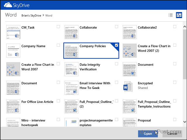 Cómo compartir archivos de SkyDrive en Outlook.com