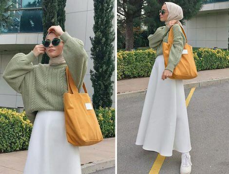 Falda de buceo elegancia en hijab