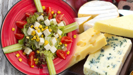 ¡Dieta de queso que hace 10 kilos en 15 días! ¿Cómo se debilita comer queso? Dieta de choque con requesón y ensalada