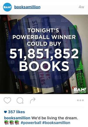 libros un millón de ejemplos de marca de instagram