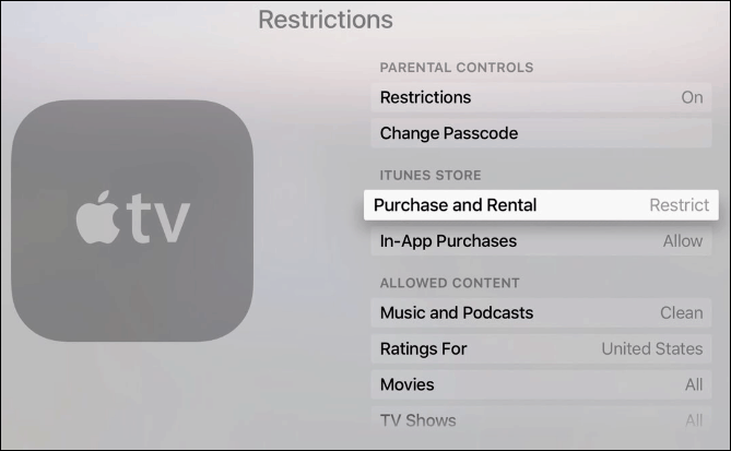 3 restricciones nueva apple tv