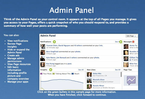 panel de administración de facebook studio