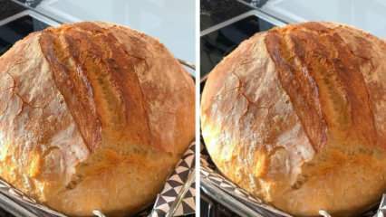 ¿Cómo hacer pan de pueblo crujiente? La receta de pan de pueblo más saludable