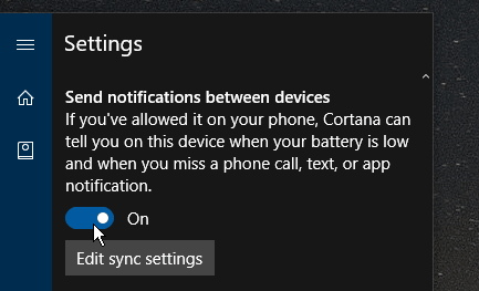 Obtenga notificaciones de Android en dispositivos con Windows 10