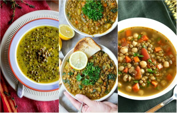 Deliciosa receta de sopa de lentejas verdes sazonadas