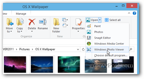 Elija el programa Explorador de Windows