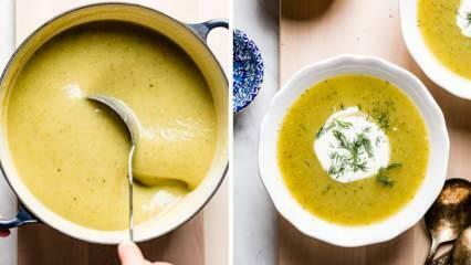 ¿Cómo hacer una sopa cremosa de calabacín saludable? Receta fácil de sopa cremosa de calabaza