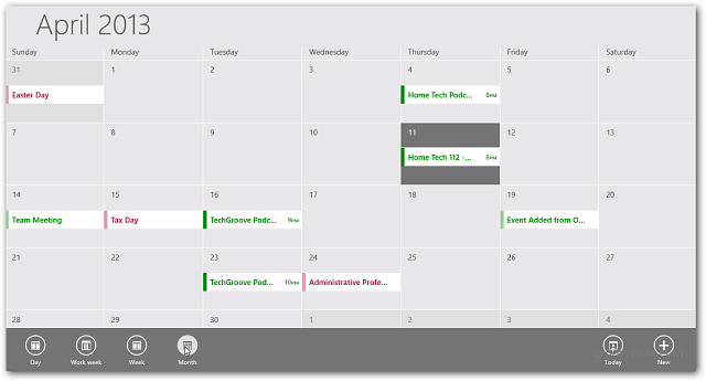 Cómo agregar eventos de Google Calendar en la aplicación de calendario de Windows 8