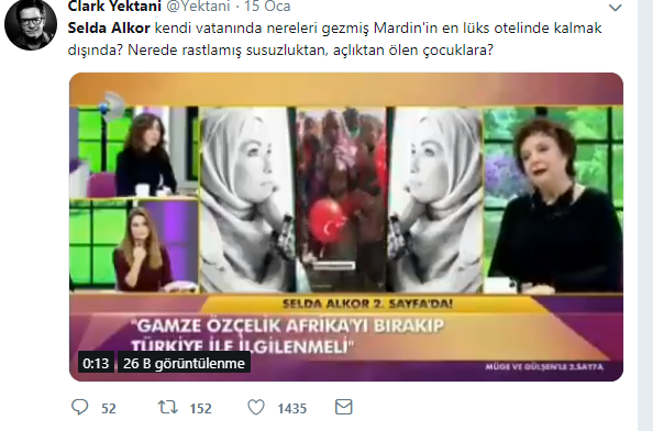 Responda como una bofetada de Celil Nalçakan a Selda Alkor