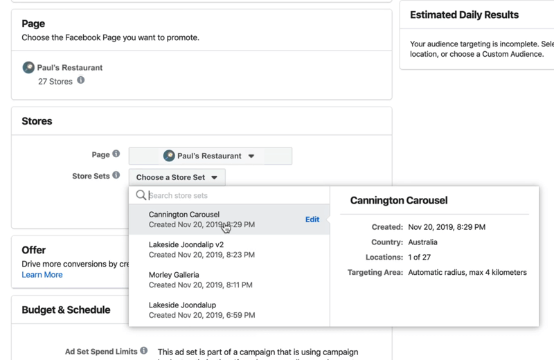 Cómo ejecutar anuncios de Facebook para empresas locales: generar tráfico a pie: examinador de redes sociales