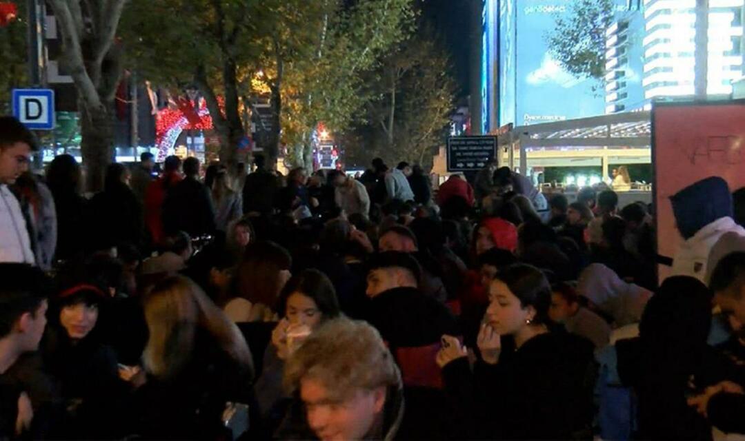 ¡Vigilia 'Sephora' en la calle Bağdat! Al escuchar el regalo corrió