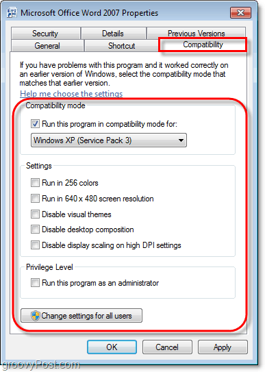Cómo ver la información de compatibilidad para un programa de Windows 7