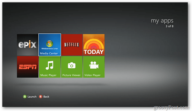 Windows 7 Media Center con Xbox 360 - Transmita medios digitales