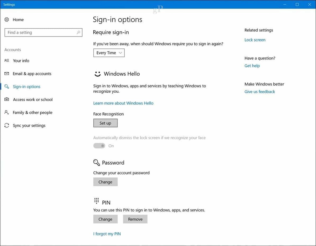 Cómo configurar el reconocimiento facial de Windows Hello para iniciar sesión en Windows 10
