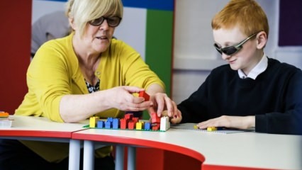 ¡Qué es la discapacidad visual, características personales! Materiales para personas con discapacidad visual: alfabeto Braille